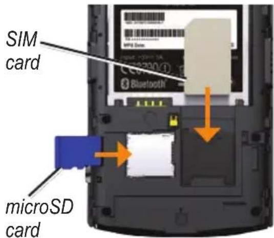 SIM card microSD card