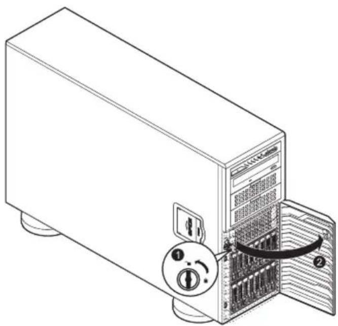 ACER AT350 F1 - Removing a hard disk drive with carrier - 2