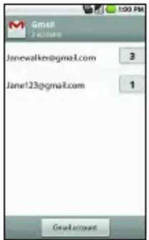 LG Ally - To switch accounts - 1