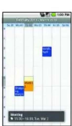 LG Ally - To open your Calendar application - 3