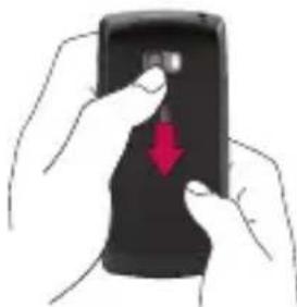 LG Ally - Installing the battery - 3