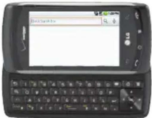 LG Ally - QWERTY Keyboard - 1