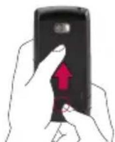 LG Ally - Installing the battery - 1