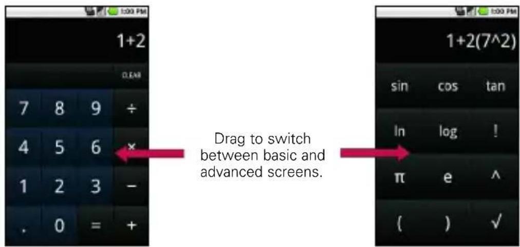 LG Ally - To open and use the Calculator - 1