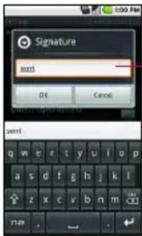 LG Ally - Appending a Signature to Your Messages - 1