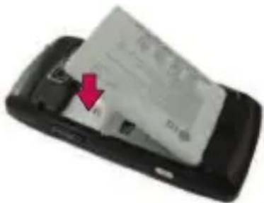 LG Ally - Installing the battery - 2