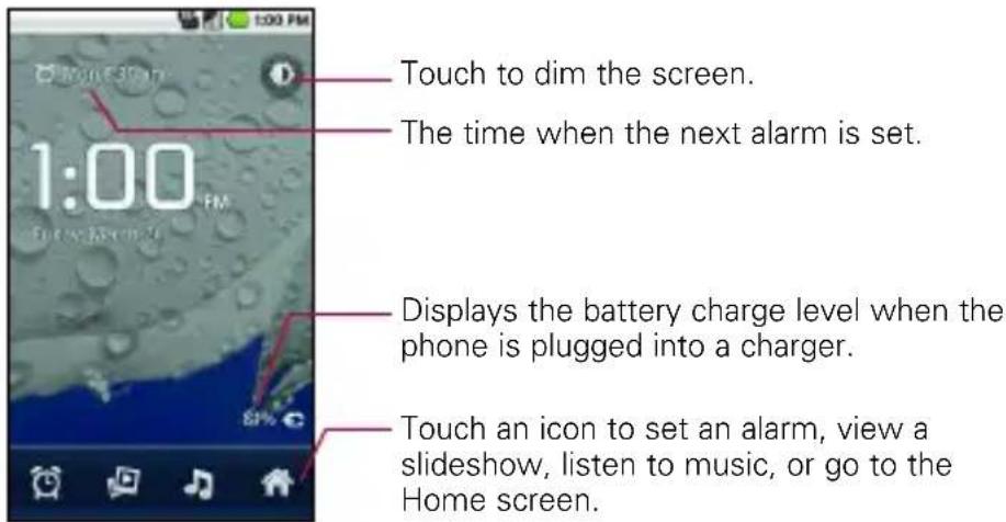LG Ally - To open the Clock application - 1