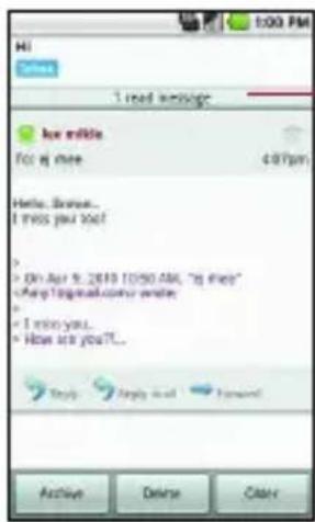 LG Ally - To reread a message - 1