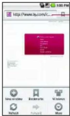 LG Ally - To open Browser - 1