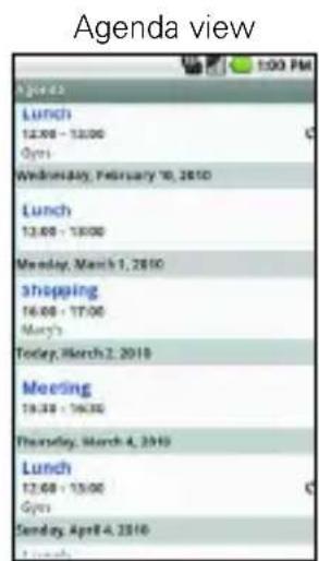 LG Ally - To open your Calendar application - 1