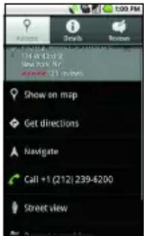 LG Ally - To get directions - 2