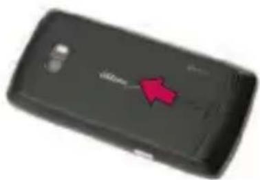 LG Ally - Removing the battery - 1