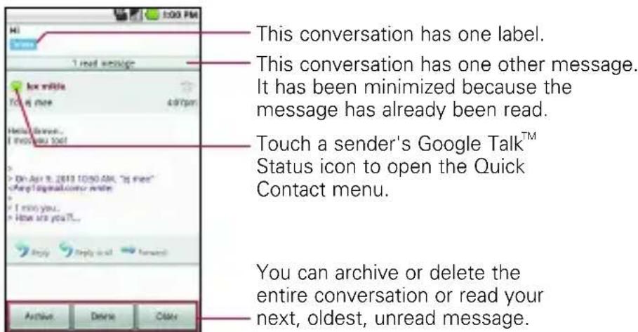 LG Ally - To read a message - 1