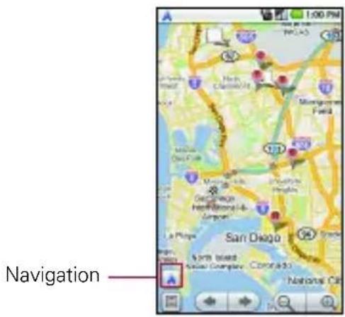 LG Ally - To search for locations along your route - 1