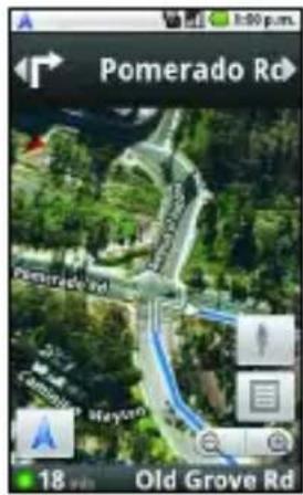 LG Ally - To preview your route - 1