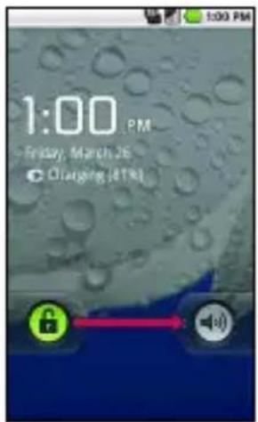 LG Ally - To wake up the phone - 1