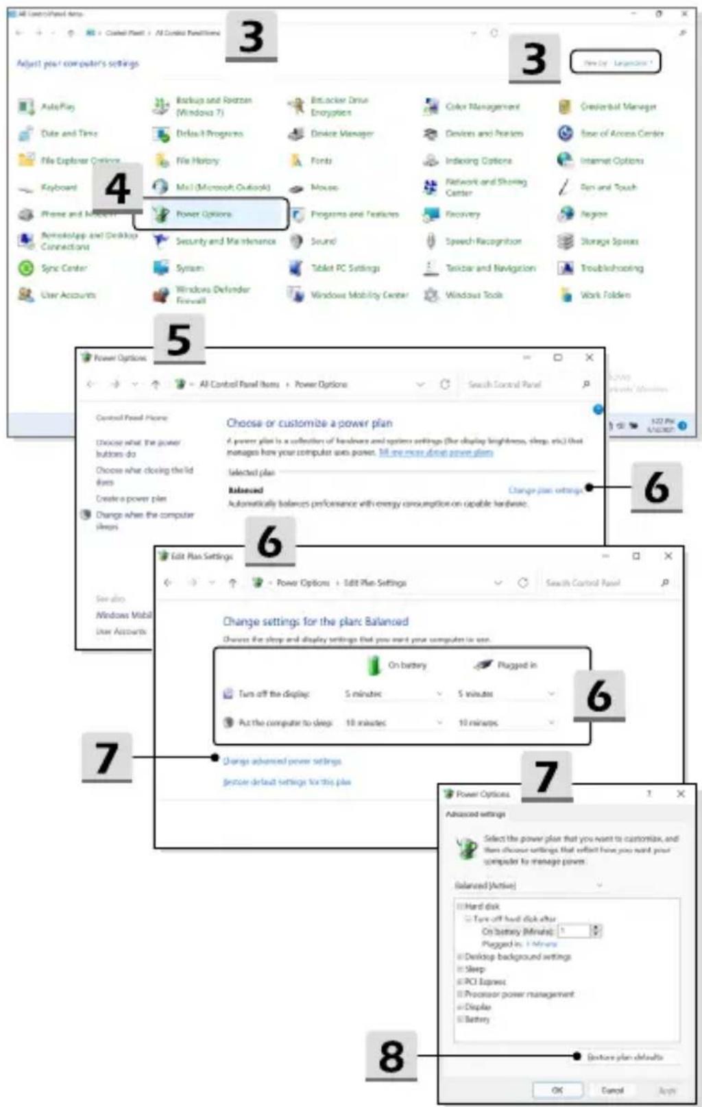 MSI Summit E13 - Auswählen oder individualisieren eines Energiesparplan - 3