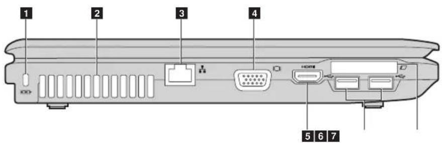 LENOVO Essential G550 - Left-side view - 1