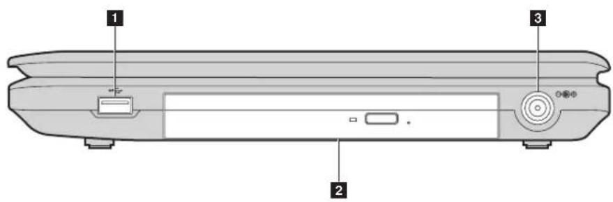 LENOVO Essential G550 - Right-side view - 1