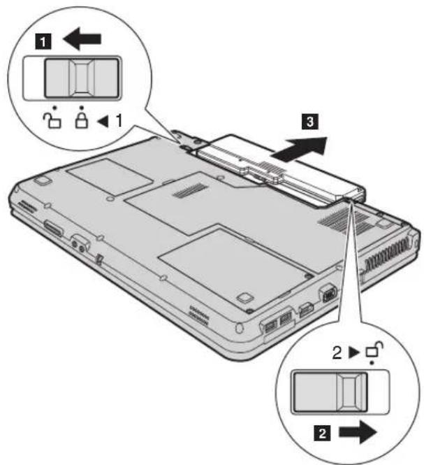 LENOVO Essential G550 - ■ To replace the battery - 1