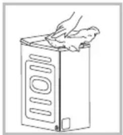 MIDEA TW 3.62 N - Reinigung des Gehäuses - 1