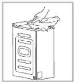MIDEA TW 7.83i diN - Reinigung des Gehäuses - 1