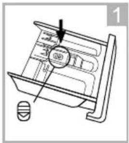 MIDEA MFNED85-1455 - Reinigen des Waschmittelfachs - 1