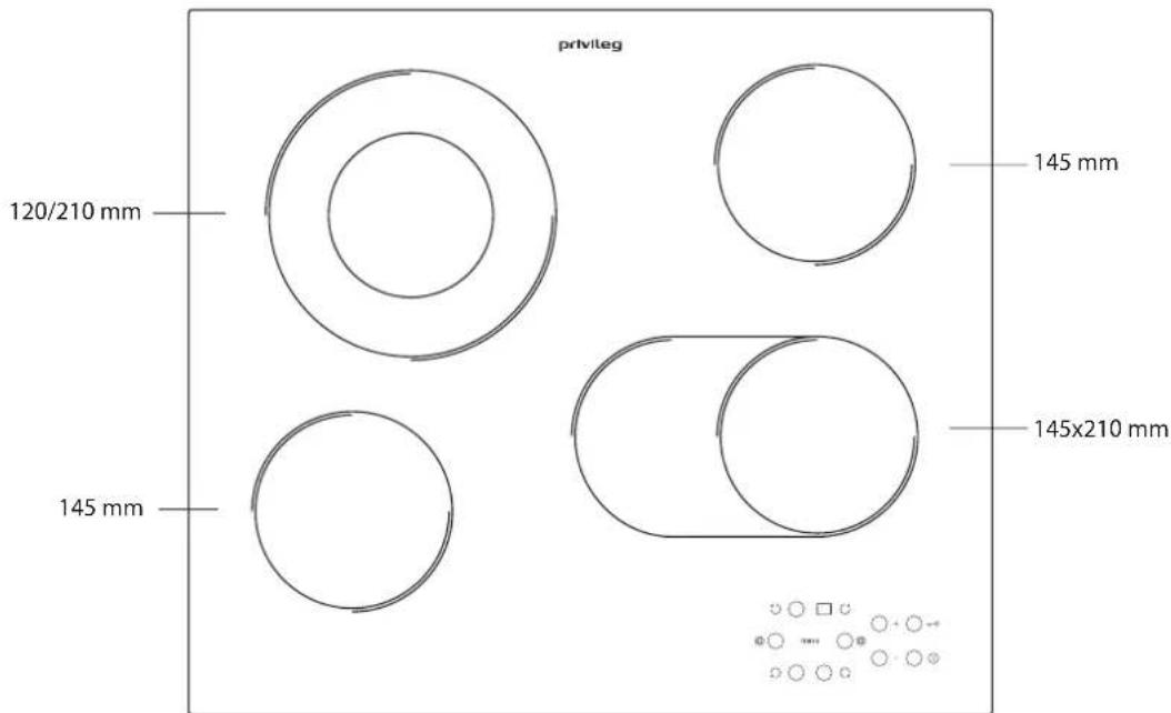 priviteg 120/210 mm 145 mm 145 mm 145x210 mm
