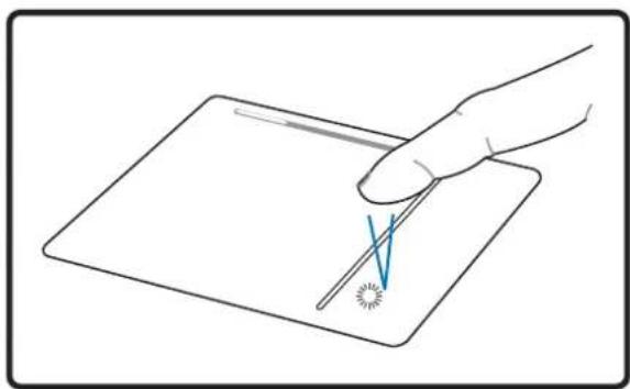 ASUS A8JS - Touchpad Usage Illustrations - 1