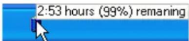 ASUS A8JS - Checking Battery Power - 1