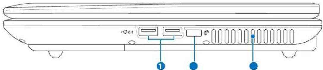 ASUS A8JS - Right Side - 1