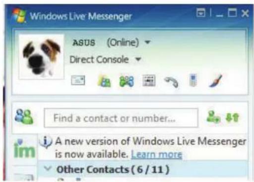 ASUS ROG G70S - Notes for Windows Live Messenger - 3