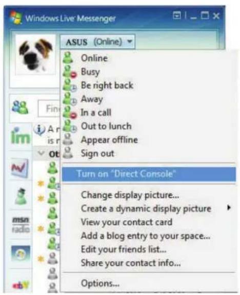 ASUS ROG G70S - Notes for Windows Live Messenger - 2