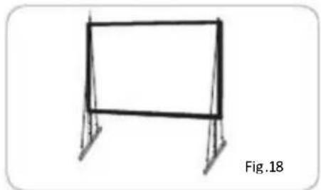 Elite Screens Yard Master 2 - Frame Assembly and Screen Material Attachment - 8