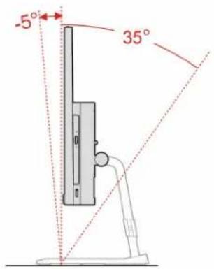 LENOVO V30a - Adjust the computer stand (for selected models) - 1