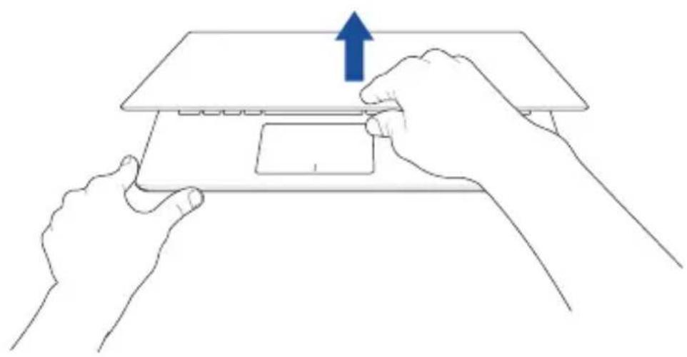 ASUS VivoBook E203 - Lift to open the display panel - 1