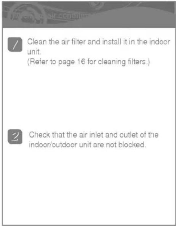 LG LS-J0764DL - When the air conditioner is not going to be used for a long time. - 2