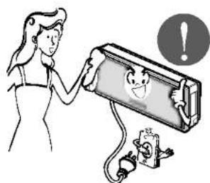 LG LS-C186VBL2 - Stop operation and close the window in storm or hurricane. If possible, remove the air conditioner from the window before the hurricane arrives. - 7