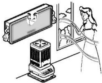 LG LS-C186VBL2 - Stop operation and close the window in storm or hurricane. If possible, remove the air conditioner from the window before the hurricane arrives. - 6