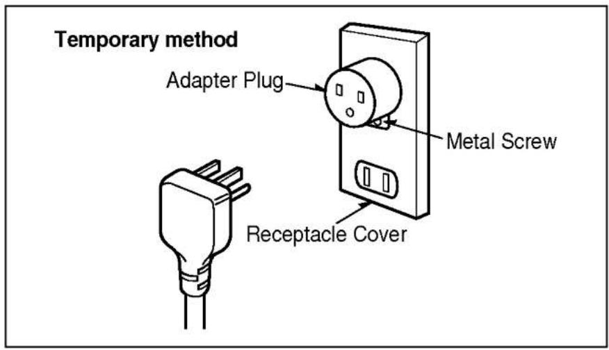 LG LS-C186VBL2 - Temporary Use of an Adapter - 1