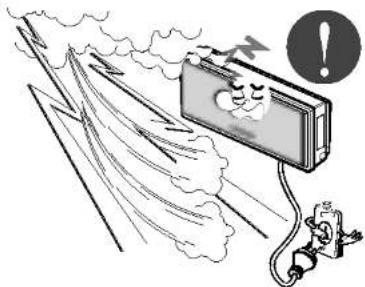 LG LS-C186VBL2 - Stop operation and close the window in storm or hurricane. If possible, remove the air conditioner from the window before the hurricane arrives. - 3