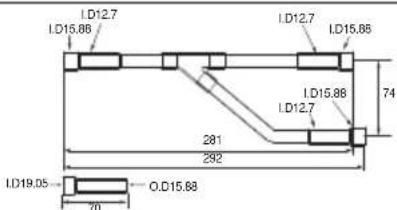 LG ARUV100LT3 - ◆ Y branch pipe - 1