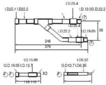 LG ARUV100LT3 - ◆ Y branch pipe - 10