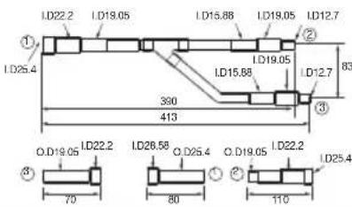 LG ARUV100LT3 - ◆ Y branch pipe - 3