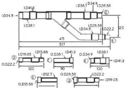 LG ARUV180LTS4 - Y branch pipe - 7