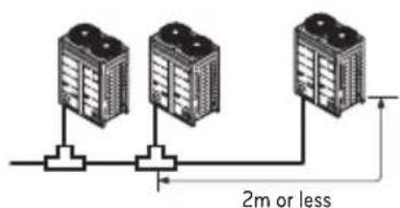 LG ARUV180LTS4 - Pipe Connection Method/Precautions for Series connections between Outdoor units - 2