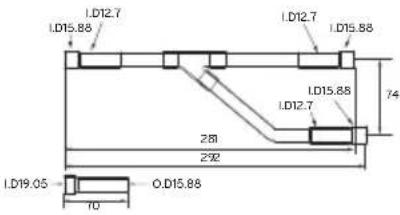 LG ARUV180LTS4 - Y branch pipe - 1