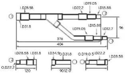 LG ARUV180LTS4 - Y branch pipe - 5