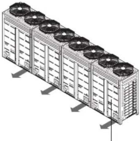 LG ARUV180LTS4 - Control box and connecting position of wiring - 1
