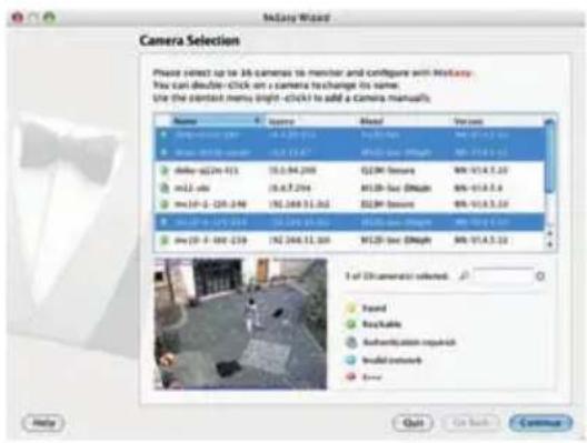 Molloy Wizard Camera Selection Please select up to 36 cameras to monitor and configure with Molloy. You can divide -Click on a camera to change its name. Use the context menu (light -CLICK) to add a Camera manual? Name Source Mode Version 1.00-2.00-2.00 14.4.20-15.0 10.8.20 99-01.4.2.22 2.00-3.00-3.00 15.7.12.47 10.8.20-11.04 99-01.4.2.22 3.00-4.00-4.00 15.5.04.209 10.8.20-11.04 99-01.4.2.22 4.00-5.00-5.00 15.6.7.204 10.8.20-11.04 99-01.4.2.22 5.00-6.00-6.00 15.6.68.31.362 10.8.20-11.04 99-01.4.2.22 6.00-7.00-7.00 15.6.68.31.362 10.8.20-11.04 99-01.4.2.22 7.00-8.00-8.00 15.6.68.31.362 10.8.20-11.04 99-01.4.2.22 8.00-9.00-9.00 15.6.68.31.362 10.8.20-11.04 99-01.4.2.22 I of 3D camera selected: Found Lockable Authentication required Install network Done Help Cancel Next Continue